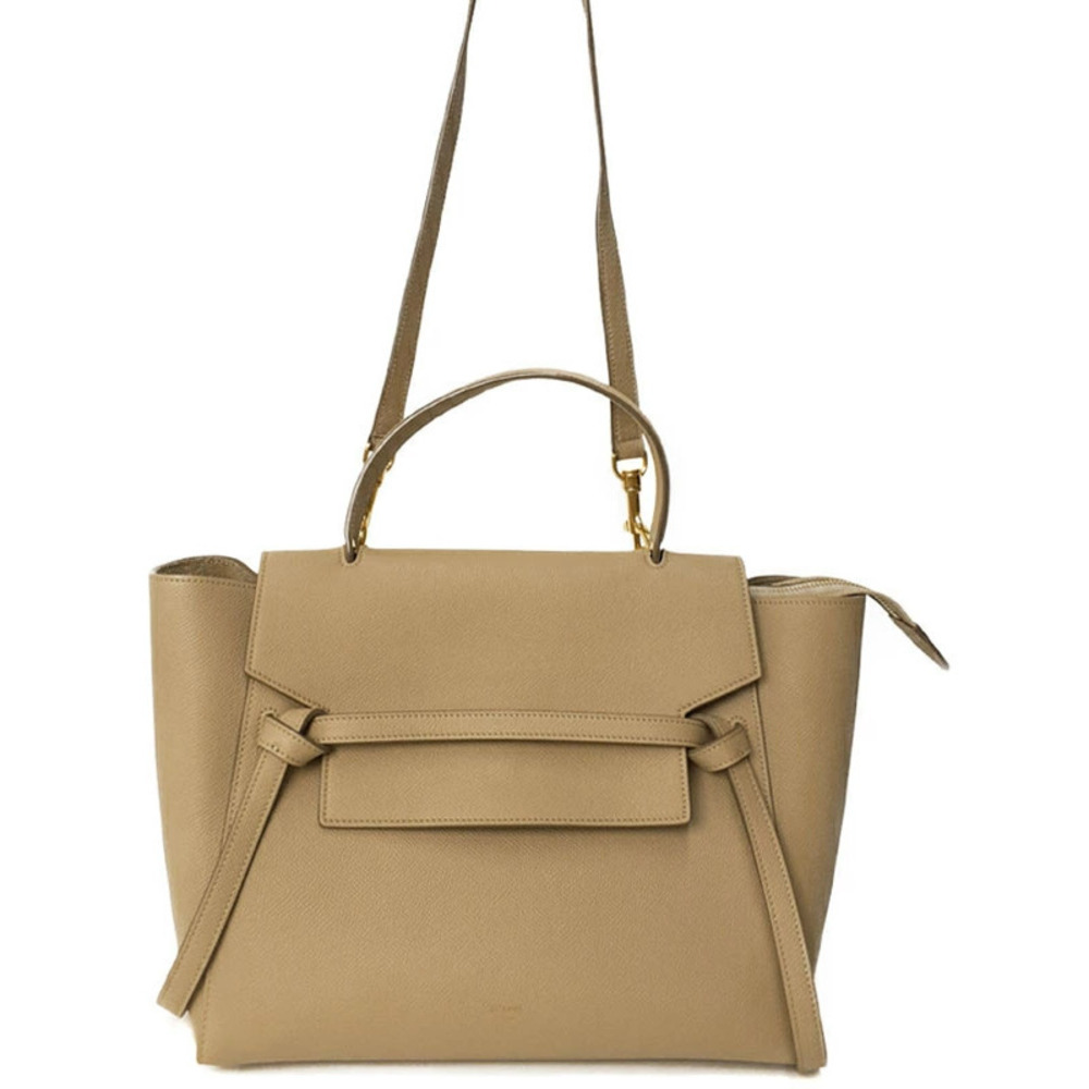 Celine Belt Bag 2way Crossbody Grained Calfskin Leather